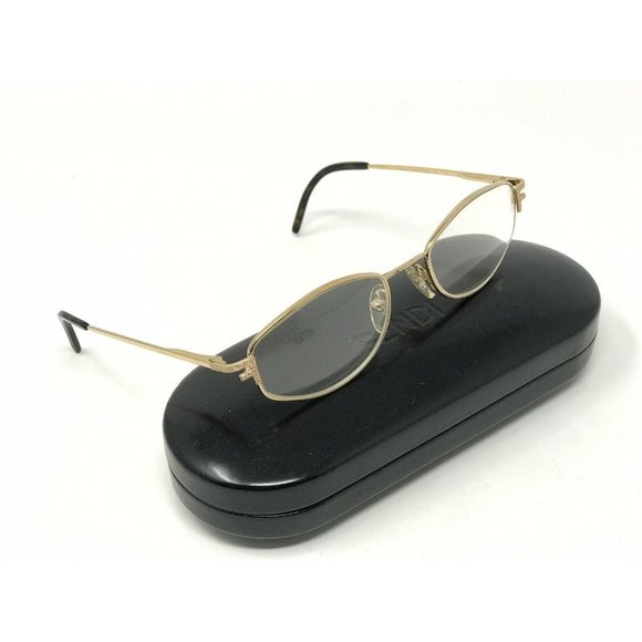 FENDI Eyeglasses F556 Gold Color F 556 Diamond Beauty 51 [] 18 - 130 - Picture 2 of 12